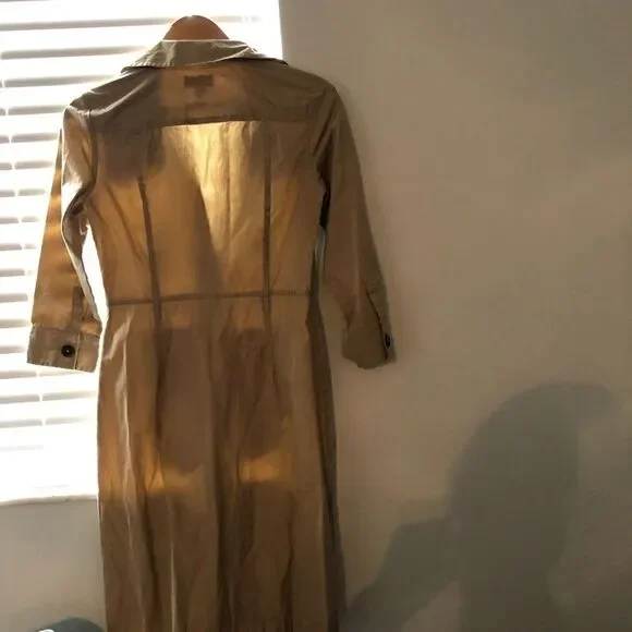 Loft trench coat jacket used size 2 with pockets - Picture 2 of 6